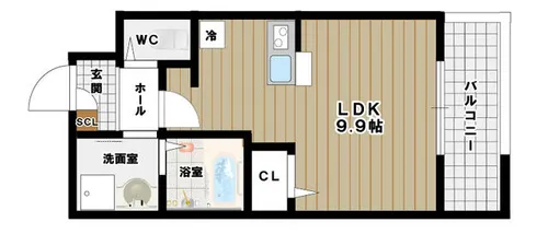 アルモカーサ三国ヶ丘【3階】の間取り