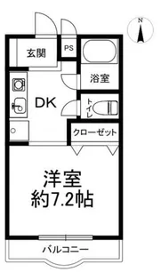 兵庫県神戸市灘区篠原本町2丁目【アパート】の間取り
