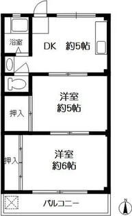 大阪府箕面市桜ケ丘4丁目【マンション】の間取り