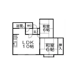 ハイツニセコ【203号室】の間取り