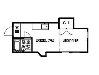 サンシャイン白石【406号室】の間取り