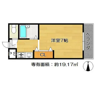 リビエイール【110号室】の間取り