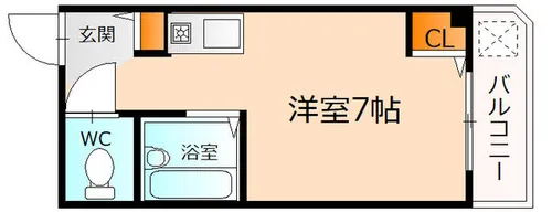 大阪府大阪市東成区東今里1丁目【マンション】の間取り