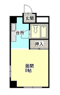 三共ハイツ【805号室】の間取り