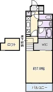 コンフォール緑地公園【102号室】の間取り