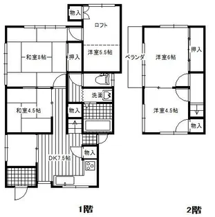 京都府京都市伏見区石田内里町【一戸建】の間取り