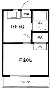 向坂ハイツ【208号室】の間取り