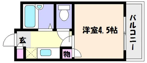 ビューライフ魚崎【2階】の間取り