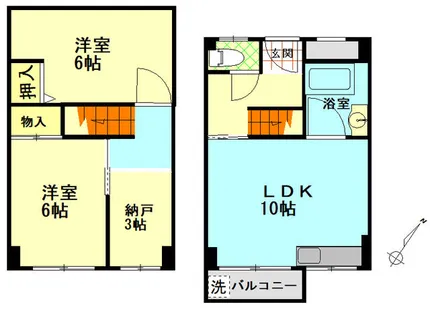 兵庫県明石市松が丘1丁目【マンション】の間取り