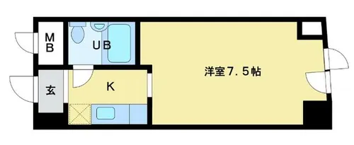 サンビーム福島【3階】の間取り
