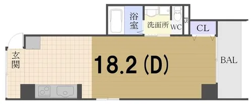 リンツ御池【7階】の間取り