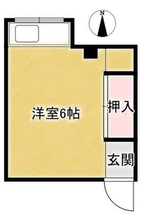 水月荘【6号室】の間取り