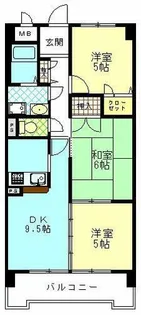 愛知県名古屋市緑区平手北1丁目【マンション】の間取り