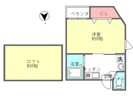 アレグレア桜【3階】の間取り