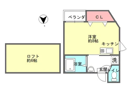 アレグレア桜【3階】の間取り