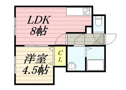 ハイアットプラザ元町【2階】の間取り