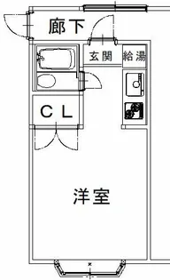 レディース井上【1階】の間取り
