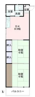 コーポさとう【305号室】の間取り