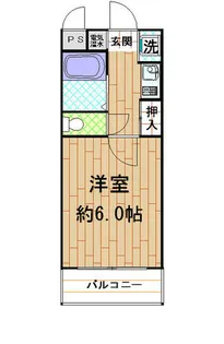 ストゥーディオK‘S【2階】の間取り