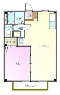 滋賀県大津市大平2丁目【マンション】の間取り