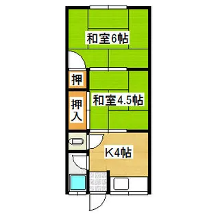 兵庫県伊丹市南鈴原2丁目【アパート】の間取り
