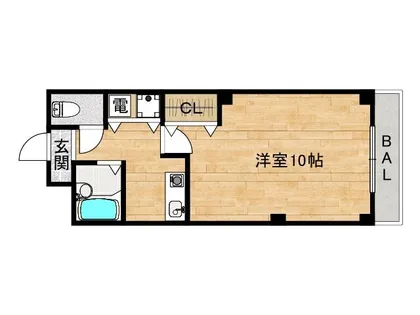 シュールメゾン【4階】の間取り