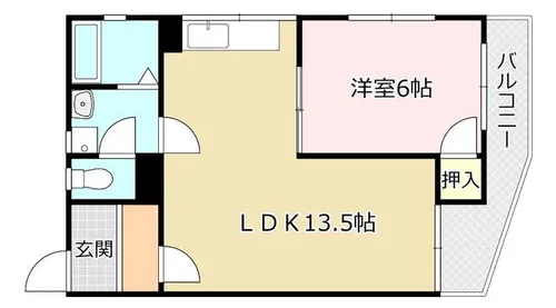 江崎ビル【301号室】の間取り
