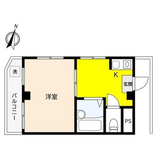 1Kの間取り画像