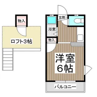 グレイス美和台【201号室】の間取り