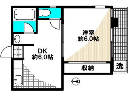 中原ビル【301号室】の間取り