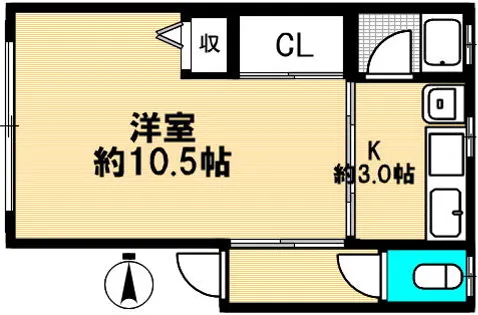 藤田マンション第一【301号室】の間取り