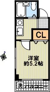 1Kの間取り画像