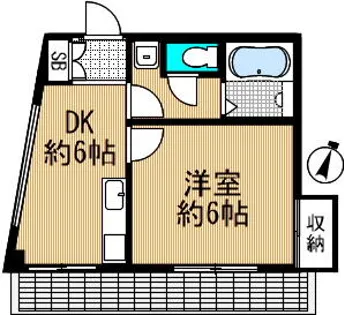 本庄南ビル【401号室】の間取り