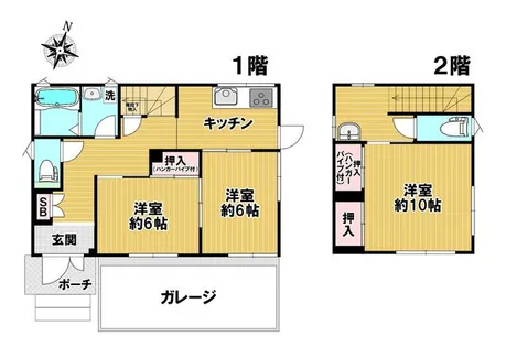 兵庫県神戸市灘区泉通5丁目【一戸建】の間取り
