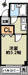 グランドハイツ福住【208号室】の間取り