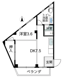 KNS Ⅱ【2階】の間取り