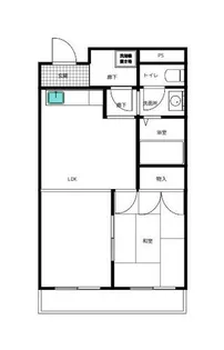 グランデージ元浜【402号室】の間取り