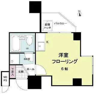 大阪府大阪市天王寺区堀越町【マンション】の間取り