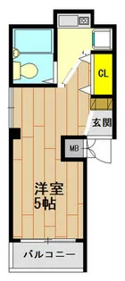 中山手ロイヤルマンション【2階】の間取り
