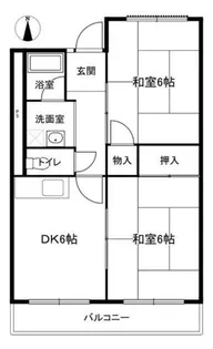 コーポ西台【4階】の間取り