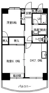 セレクテ西大路【304号室】の間取り