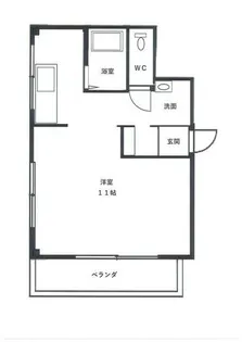 愛知県名古屋市千種区今池1丁目【マンション】の間取り