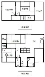 大阪府箕面市坊島5丁目【一戸建】の間取り