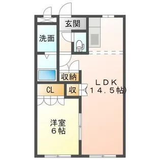 レコルテ【1階】の間取り