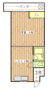 大阪府大阪市淀川区十三東1丁目【マンション】の間取り