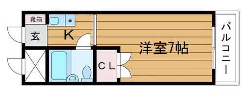 大阪府吹田市山手町4丁目【マンション】の間取り
