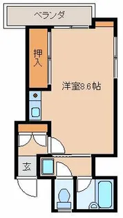 福岡県北九州市八幡東区山王1丁目【マンション】の間取り
