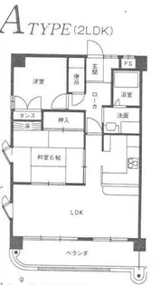 マリンハイツ【6階】の間取り