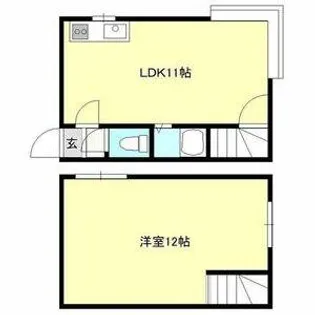 AMS新札幌Ⅰ【104号室】の間取り