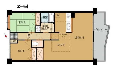 エクセレント伊佐津【902号室】の間取り